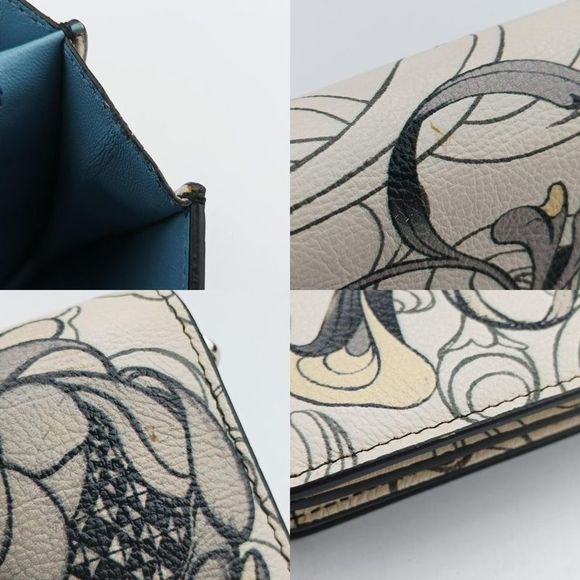 Prada Rabbit Print Multicolor Leather 62 D - Picture 9 of 10